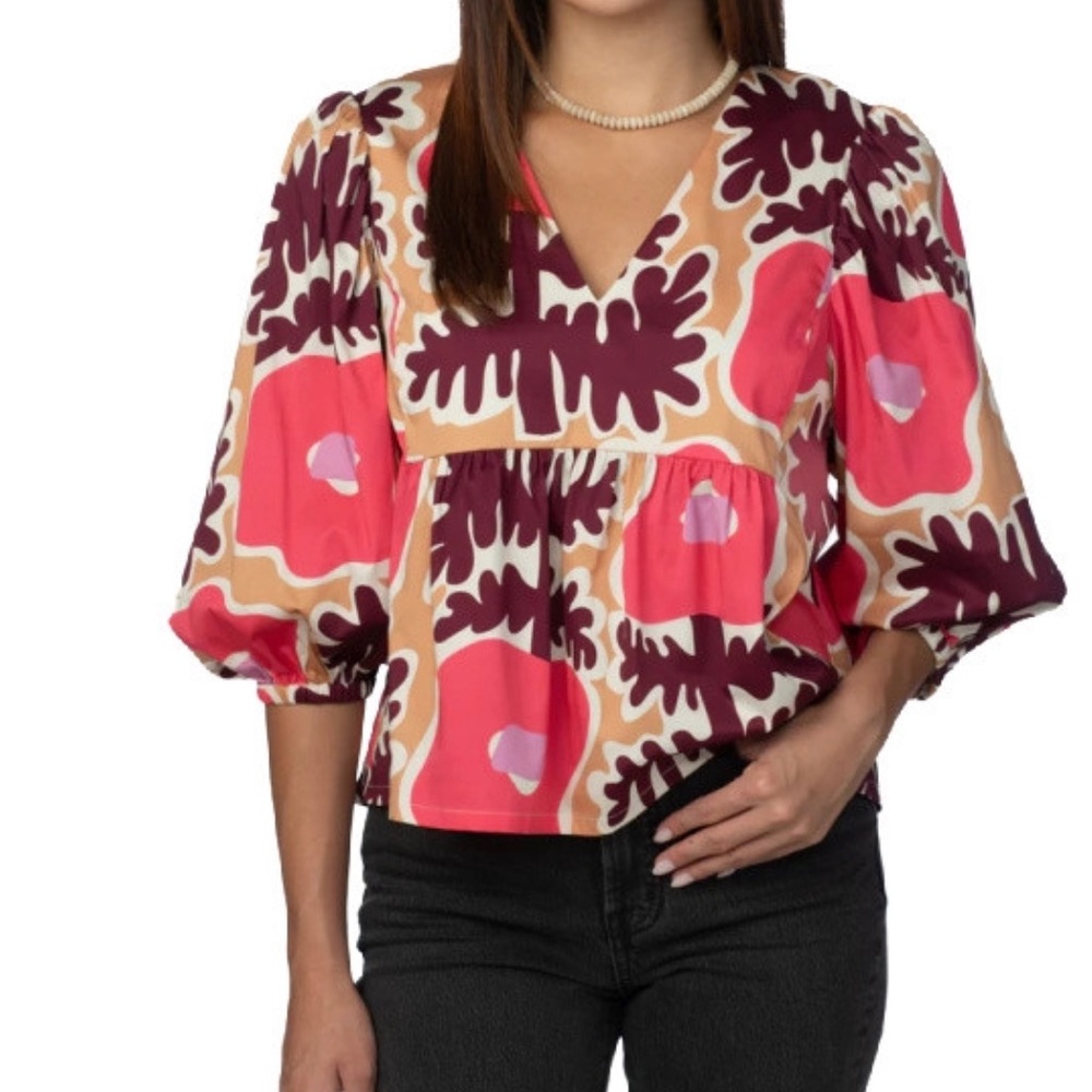 Eleanor Mod Poppy Top